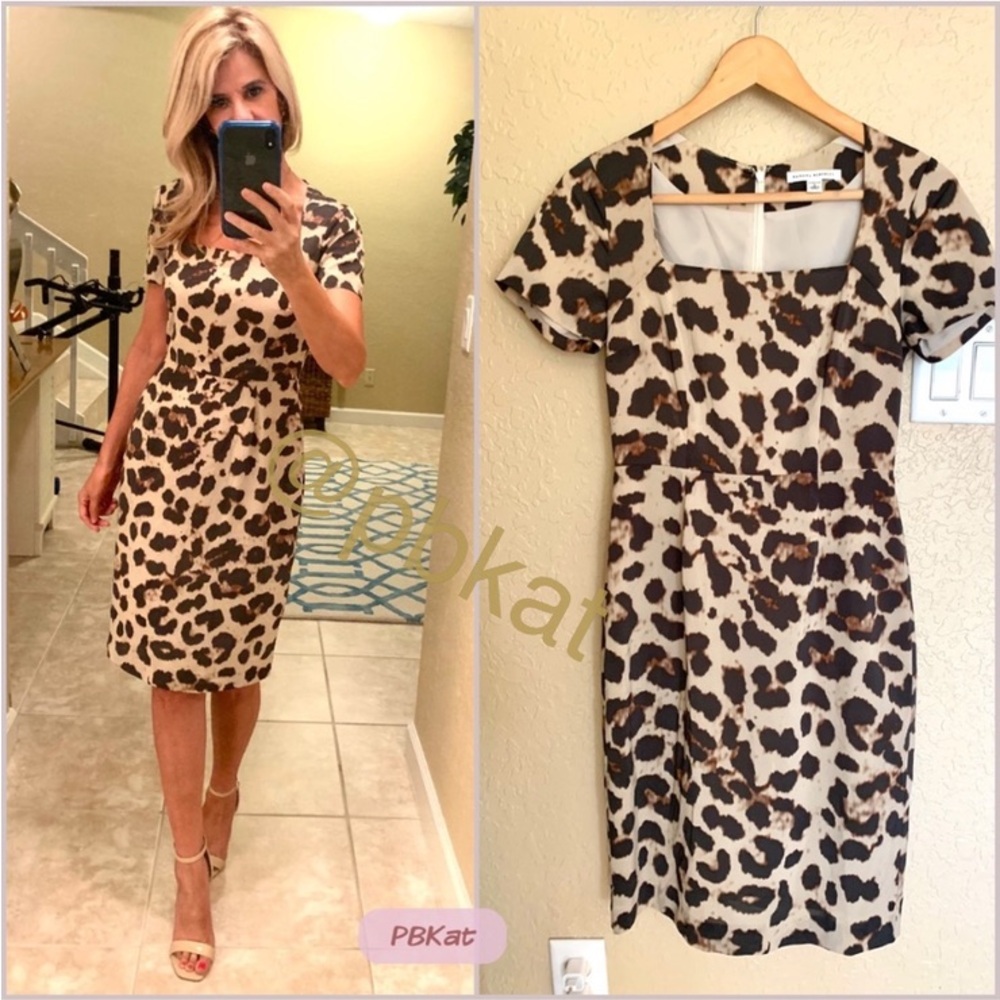 Banana Republic Leopard Print Sheath Dress